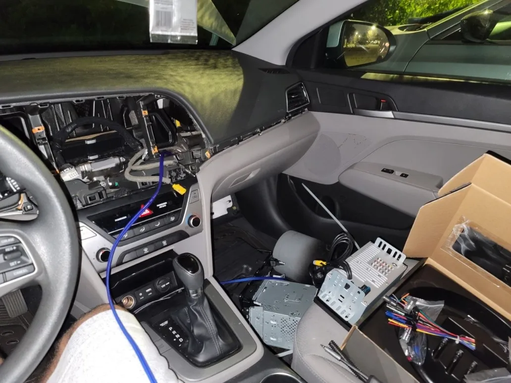 Car head unit deconstruction for replacement